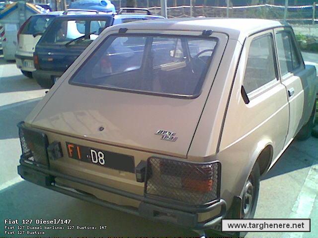 Galleria Di Targhenere Net Fiat 127 Rustica