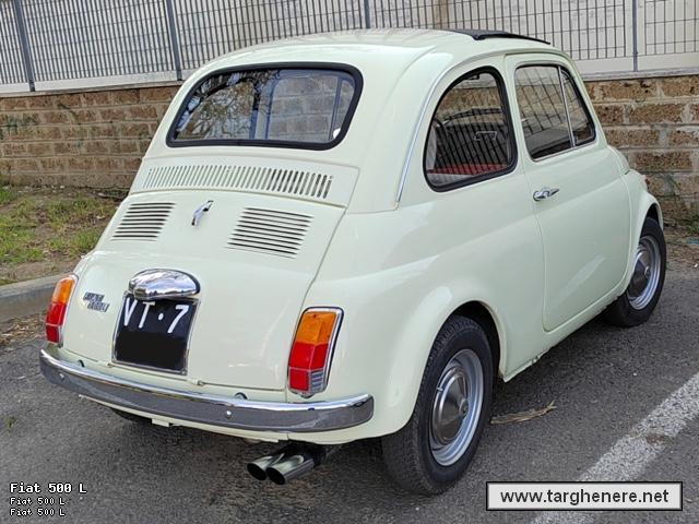 COFANO MOTORE POSTERIORE FIAT 500 N D F L (luce targa bassa)