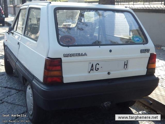 Seat Marbella 850 Junior 1989, Data immatricolazione: 12-04…