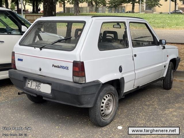 Galleria di Targhenere.net - : Fiat Panda 750 CL