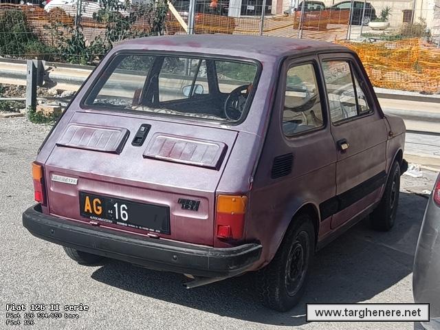 Galleria Di Targhenere.net - : Fiat 126